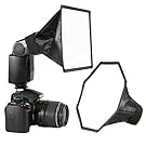 Kit flash Waka Softbox Speedlight : boîte à lumière octogonale 20 cm